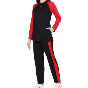 Ensemble de survêtement d'hiver personnalisé pour femme, 2 pièces, haute qualité, dernier design, décontracté, en velours brodé, vente en gros - Product Image 1
