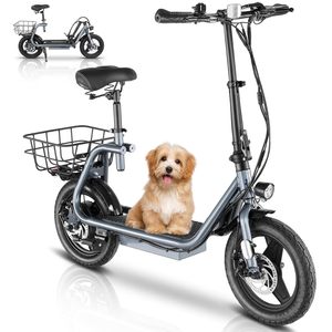 Monopattino Elettrico per Adulti, Velocità Massima 32 km/h, Sedile Regolabile, Potente Scooter Elettrico per Pendolarismo e Tempo Libero - Product Image 4