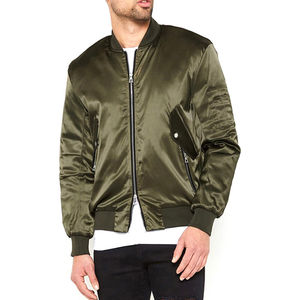 Pour hommes et femmes / Veste bomber de haute qualité la plus vendue pour hommes, veste bomber bon marché pour hommes, nouvelle veste bomber en satin personnalisée en gros - Product Image 1