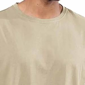 Ropa de hombre de media manga de algodón hecha a medida, camisetas de algodón informales gruesas de gran tamaño para hombre subidas por Dress Sports - Product Image 2