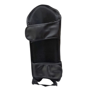 Protège-tibias en cuir respirant imperméable de haute qualité pour football MMA Muay Thai Kick Boxing Protection professionnelle cou-de-pied cheville - Product Image 6