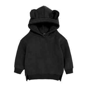 2025 meilleur gros enfants couleur unie sweat à capuche de sport vierge enfants garçons et filles coton polaire à capuche - Product Image 6