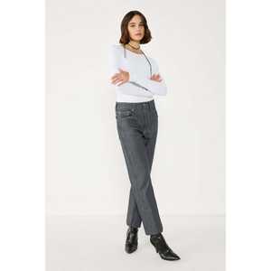 Blusa de Manga Larga para Mujer, Informal-Formal, Estampado Floral a Rayas, Top de Popelina con Bordado de Encaje, Cuello Alto, Talla XL, Ajuste Holgado - Product Image 2