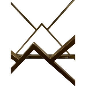 Carrito de Bar Elegante y Moderno con Diseño Geométrico de Líneas Cruzadas que Crea un Estilo Elegante, Precio al por Mayor - Product Image 2