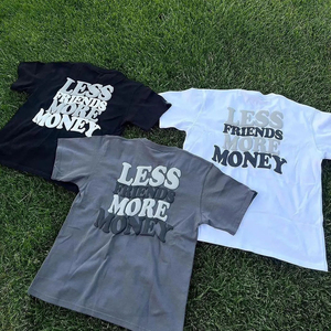 Camisetas para hombre, Camiseta con estampado personalizado para hombre, cómoda, suelta, 100% algodón, Unisex, venta al por mayor, camiseta informal de moda a la venta - Product Image 3