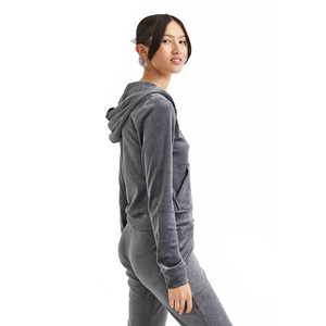Customized Breathable Quick Dry <b>Velour</b> Hooded Women's Hoodies Windproof <b>Sweatshirts</b> Autumn Season OEM Service Custom Logo - Product Image 5