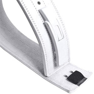 Ceinture à levier sur mesure à usage intensif 10mm en cuir haltérophilie Powerlifting soutien dorsal Fitness Gym Logo personnalisé unisexe - Product Image 6