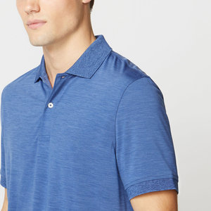 Camisa de Hombre 2025, Nuevo Estilo, Personalizada, de Spandex/Poliéster, con Patrón Liso, Antiarrugas, Manga Corta, Tejido de Punto, a la Moda - Product Image 3