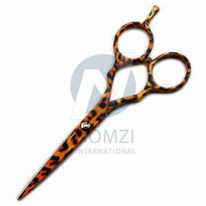 Juego de tijeras de corte de pelo de peluquero de grano de leopardo de acero inoxidable 5,5 6 pulgadas profesional al por mayor - Product Image 6