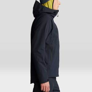 Precio bajo al por mayor de los hombres de lona de invierno chaqueta Softshell impermeable cortavientos de tela ligera de cuello alto OEM personalizable - Product Image 4