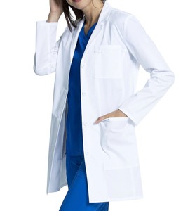 BATA DE LABORATORIO CON IMPRESIÓN PERSONALIZADA, MARCA PRIVADA, UNIFORME PARA PERSONAL DE HOSPITAL Y CLÍNICA, PROVEEDOR OEM ODM, OFERTA AL POR MAYOR - Product Image 4