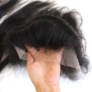 Frontal en dentelle suisse naturelle 100% naturelle vietnamienne, magnifique, transparent, frontal en dentelle super fin HD, frontal en dentelle droite - Product Image 2