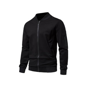 Blouson aviateur décontracté 2026 avec fermeture éclair sur le devant et poches disponibles dans toutes les couleurs et conceptions - Product Image 5