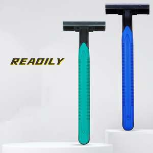 Maquinillas de afeitar de seguridad de acero inoxidable con borde de peluquero recto de acero inoxidable para hombres de alta calidad, cuchillo de afeitar para Barba, herramientas de depilación - Product Image 2