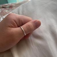 Bague unisexe en argent sterling 925, ronde, 2 mm, empilable, pour le pouce, le petit doigt, Noël, cadeau 925, minimaliste, simple, pour tous les jours