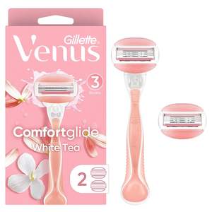 Rasoirs Gillette Venus réutilisables non électriques de qualité supérieure pour femmes, bandelettes sans douleur, douceur et glisse fluide, confort optimal. - Product Image 4