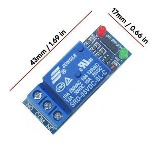 โมดูลรีเลย์ 5V 1 ช่องสัญญาณ ควบคุม TTL ด้วยสัญญาณระดับต่ำ สำหรับ Arduino - Product Image 4