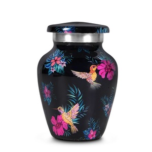 Mini urnas de colibrí para cenizas humanas, pequeñas urnas de recuerdo para mujer, pequeñas urnas decorativas para funerales, 3 pulgadas, 1 unidad - Product Image 1