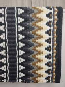 Vente en gros équestre 100% tapis de selle Western en feutre de laine mérinos avec design tissé coloré - Product Image 4