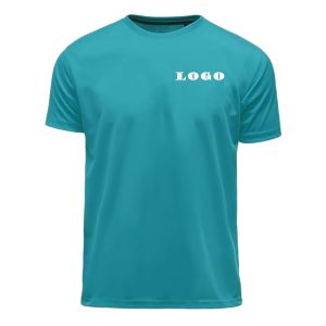 เสื้อยืดผู้ชายผ้าโพลีเอสเตอร์ถักเนื้อเดียวคุณภาพพรีเมียม นุ่ม ระบายอากาศได้ดี แห้งเร็ว ทรงปกติ สวมใส่ได้ทุกวัน - Product Image 1