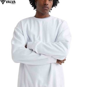 Sweat-shirts à col rond pour hommes sur mesure, motif uni, doublure polaire respirante, mélange de coton pour l'hiver, couleurs personnalisées, logo - Product Image 6