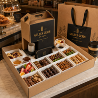 Boîtes à dessert personnalisées avec logo AT PACK |   Boîtes cadeaux pour services de restauration, idéales pour les sucreries, les collations et l'emballage d'événements café
