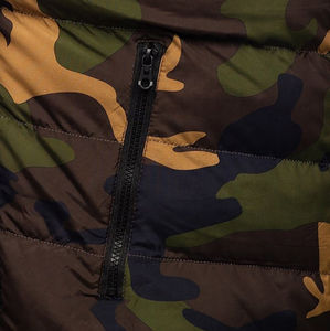 Chaleco acolchado de poliéster con logotipo personalizado completo OEM para hombre, chaleco acolchado de talla grande, ropa exterior Formal, chaleco acolchado de burbujas cálido con cremallera - Product Image 4