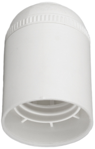 Portalámparas de cuerpo liso blanco E27 (Solera 6829CLB) - Product Image 1