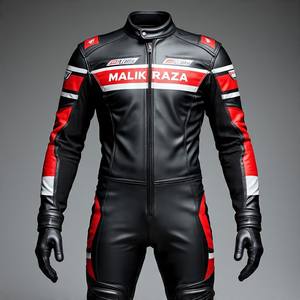 OEM personalizado traje de carreras de cuero para la motocicleta | Malik Raza venta al por mayor baja MOQ Biker Gear - Product Image 2