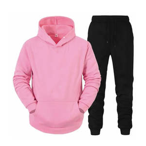 Conjunto de chándal con capucha y cremallera transpirable personalizado para hombre, chaqueta reversible, pantalones superiores, chándal, conjunto de 2 piezas con logotipo frontal - Product Image 6