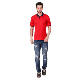 Nouveau de haute qualité 2024 Logo personnalisé hommes Streetwear séchage rapide léger grande taille manches courtes multicolore col polo T-Shirts - Product Image 6