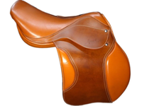 ADEEFA Selle de saut de qualité supérieure en cuir véritable léger, style dressage western, pour l'équitation, modèle anglais, exportation indienne