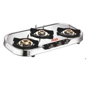 Table de cuisson au gaz GPL en acier inoxydable KIMATSU à 3 brûleurs, 30 pouces, encastrable, avec allumage électronique pour hôtels et foyers, garantie 1 an - Product Image 1
