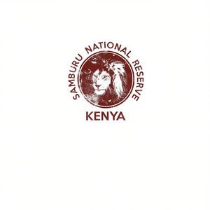 Camiseta de Manga Larga con Diseño de León de la Reserva Nacional Samburu de Kenia - Producto Promocional - Product Image 2