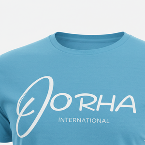 เสื้อยืดสีฟ้าขายดี พร้อมปักชื่อแบรนด์ตามสั่ง เสื้อแขนสั้นสำหรับผู้ชาย รับประกันคุณภาพสูง เสื้อยืดผู้ชาย - Product Image 5
