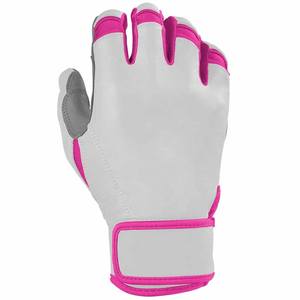 Guantes de bateo de béisbol de puño corto personalizados de diseño más nuevo de alta calidad Guantes de béisbol de cuero genuino para jugadores de equipo - Product Image 4