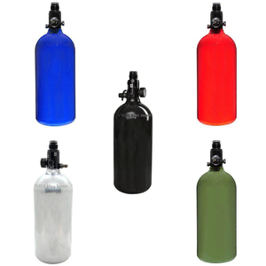 Bouteille d'air pour paintball 48ci en aluminium 3000 PSI avec filetage personnalisé pour marqueurs de paintball - Product Image 4