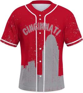 2023 New Arrival Trend ing Products-Bequemes atmungsaktives Baseball trikot Plus Größen Custom World Baseball Classic Jersey OEM - Product Image 2