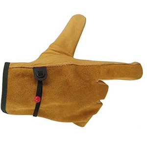 ถุงมือทำงานหนังแพะของผู้ชายราคาถูกทนทานต่อการฉีกขาดระบายอากาศได้ปลอดภัยสำหรับใช้งานกลางแจ้งและธุรกิจ - Product Image 3