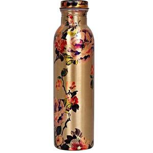 Kitchenware Decorative Juice And Drinks Storage Copper <b>Bottle</b> Health Benefits Pure Copper <b>Metal</b> <b>Water</b> <b>Bottle</b> Enamel Printed - Product Image 5