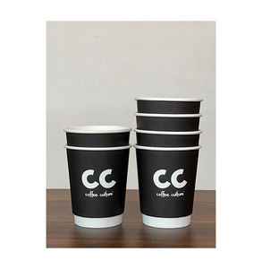 High Quality 20oz Double Wall Disposable Recyclable Paper <b>Cup</b> Custom Design Logo for Hot/Cold Drinks Customizable Colors Made - Product Image 1