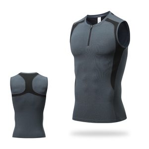 Camisetas de Compresión Deportivas de Manga Corta con Protección Solar UPF50+ UV de Secado Rápido, Personalizadas con Logotipo, de Poliéster/Nailon de 180g - Product Image 2