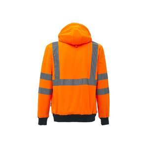 Sudadera con cremallera completa Melody Orange Fluo, ropa de seguridad reflectante, para mujer, 2017 - Product Image 5