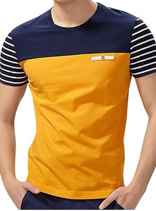 Camiseta de Verano de Lujo para Hombre, Impresión Digital de Alta Calidad, 100% Algodón, Logotipo Frontal, Mezcla de Poliéster/Algodón, Cuello Redondo, Manga Corta - Product Image 3