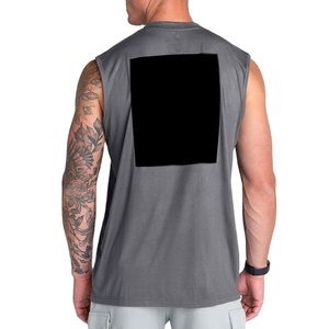 Chaleco Deportivo Transpirable para Hombre, Top Deportivo Moderno, Camiseta sin Mangas para Gimnasio, Ropa de Entrenamiento, Top Largo Antiencogimiento para Yoga - Product Image 6