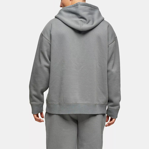 Chándal para Hombre con Diseño de Cintura Elástica, Precio de Fábrica, con Capucha y Bolsillos Tipo Canguro, Diseño Sólido, Mangas Completas, Material Cómodo - Product Image 2