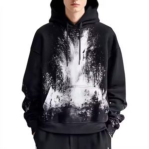 Pull à capuche pour hommes avec logo personnalisé et design d'étiquette de marque Offre Spéciale bases brodées pour l'automne - Product Image 6