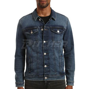 Chaqueta vaquera de invierno de algodón para hombre con logotipo personalizado, transpirable, reversible, respetuosa con el medio ambiente, para uso en exteriores, venta al por mayor - Product Image 2