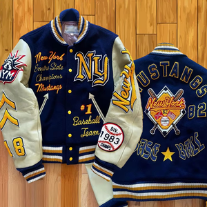 Chaquetas De Para Hombres Letterman Plus Size Custom College Jackets Veste de baseball pour hommes Varsity Jacket - Product Image 4