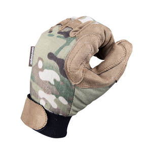 ถุงมือยิงปืนสีเขียวปรับได้ใส่สบายหนังสังเคราะห์อเนกประสงค์ - Product Image 1